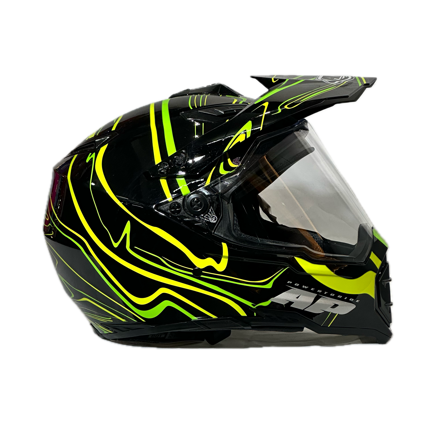 CASCO MULTIPROPOSITO AP28 NEGRO - VERDE