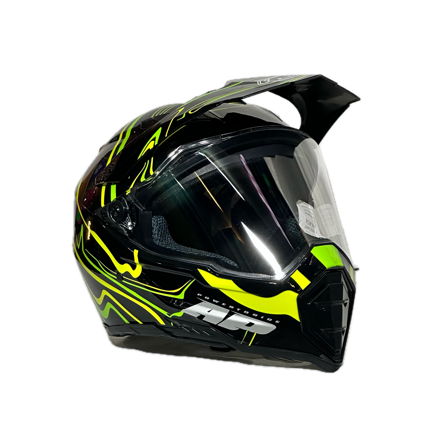 CASCO MULTIPROPOSITO AP28 NEGRO - VERDE
