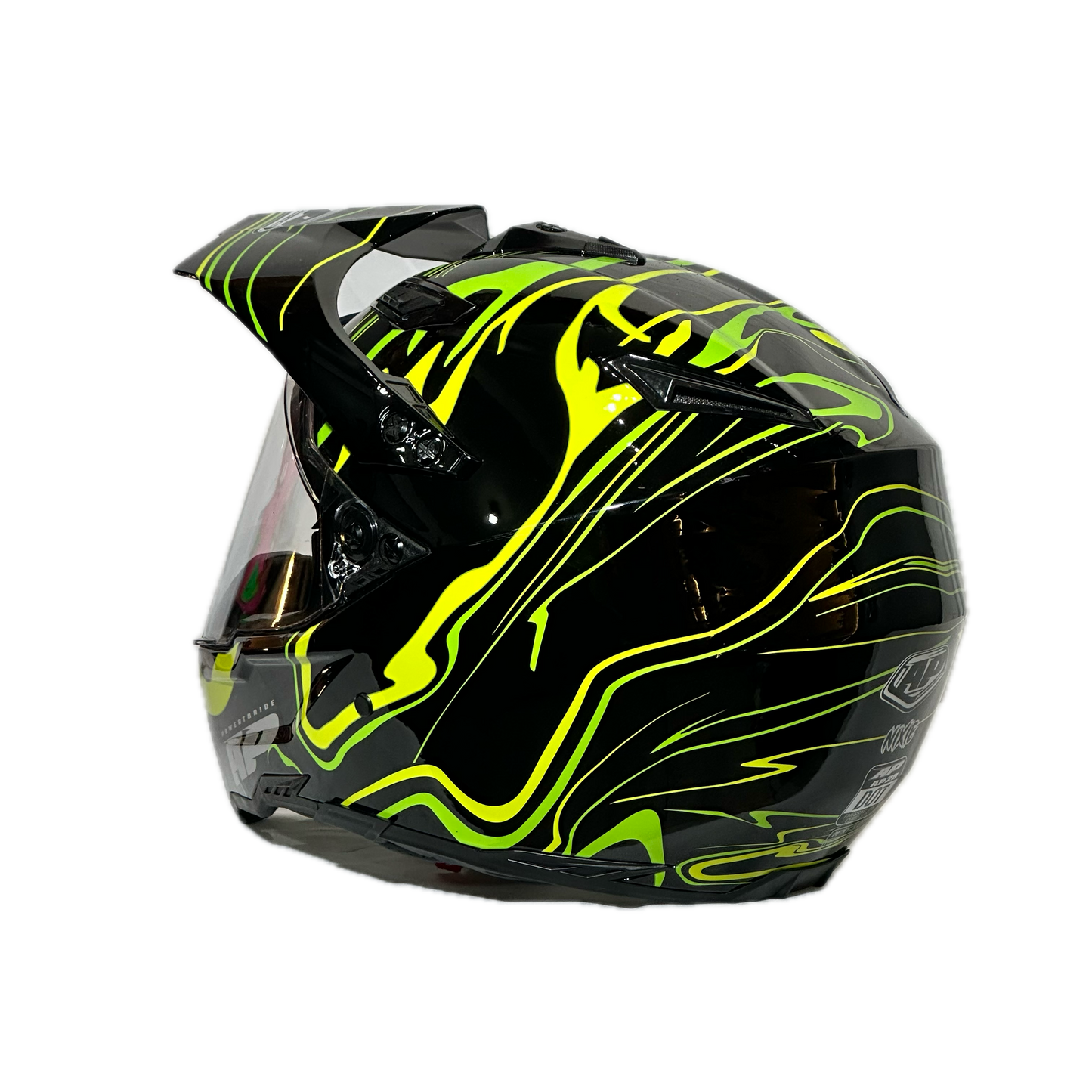 CASCO MULTIPROPOSITO AP28 NEGRO - VERDE