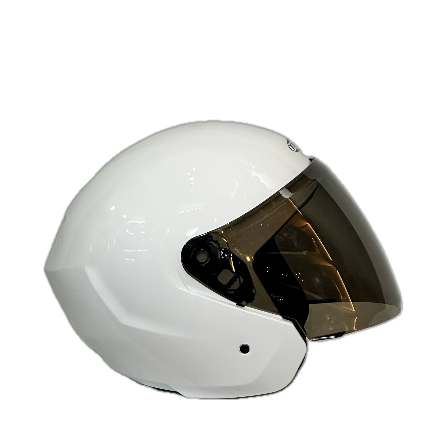 Casco Abierto TECH T-10 Blanco Brillo Certificado DOT