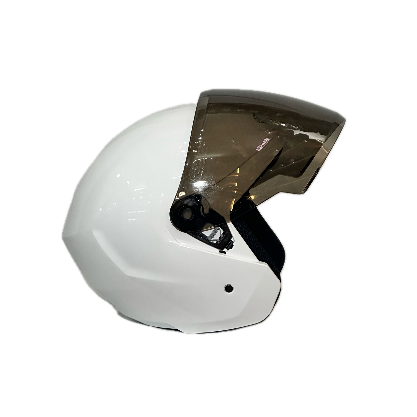 Casco Abierto TECH T-10 Blanco Brillo Certificado DOT