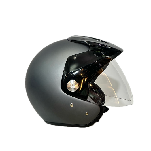CASCO ZEUS ABIERTO GRIS RATA MATE