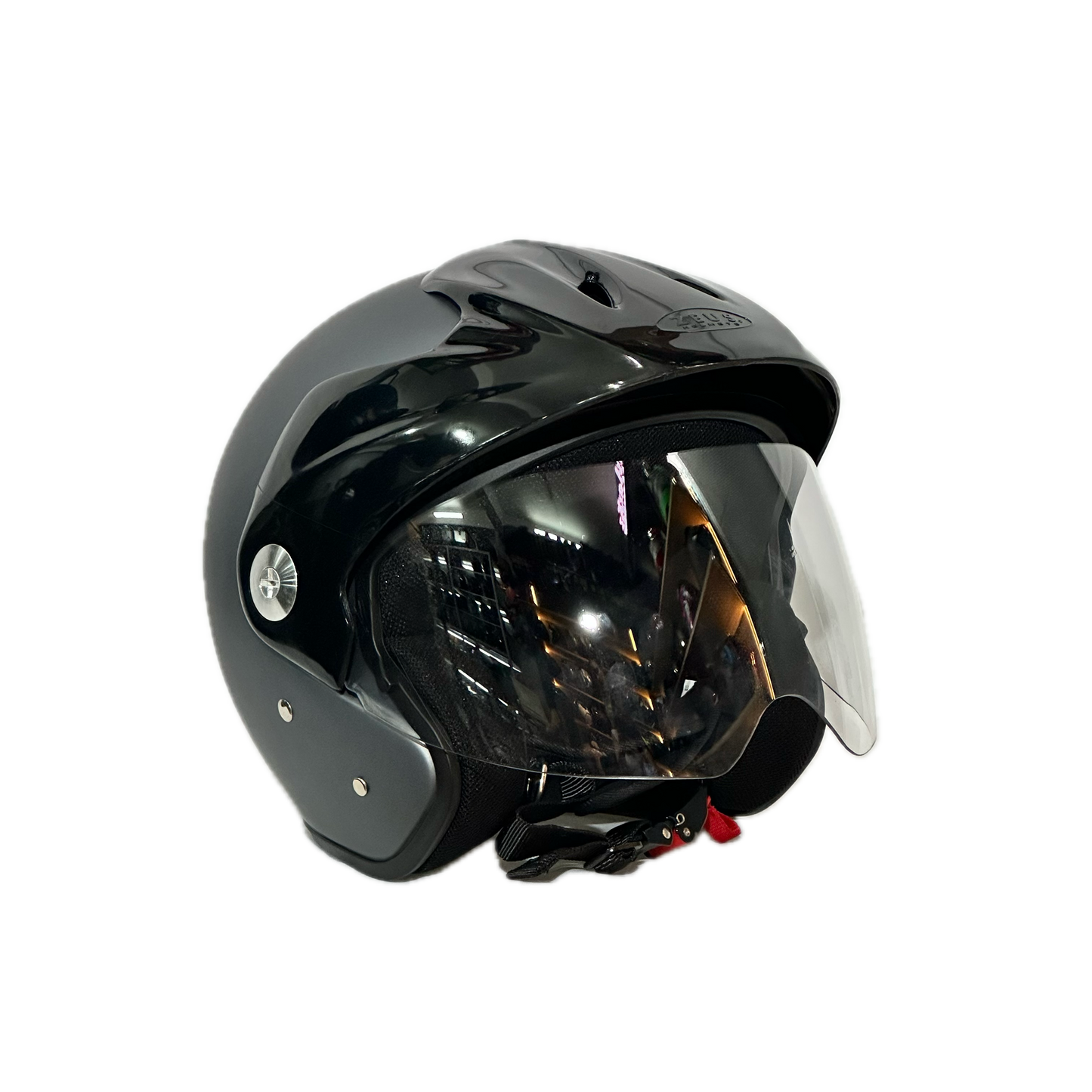 CASCO ZEUS ABIERTO GRIS RATA MATE