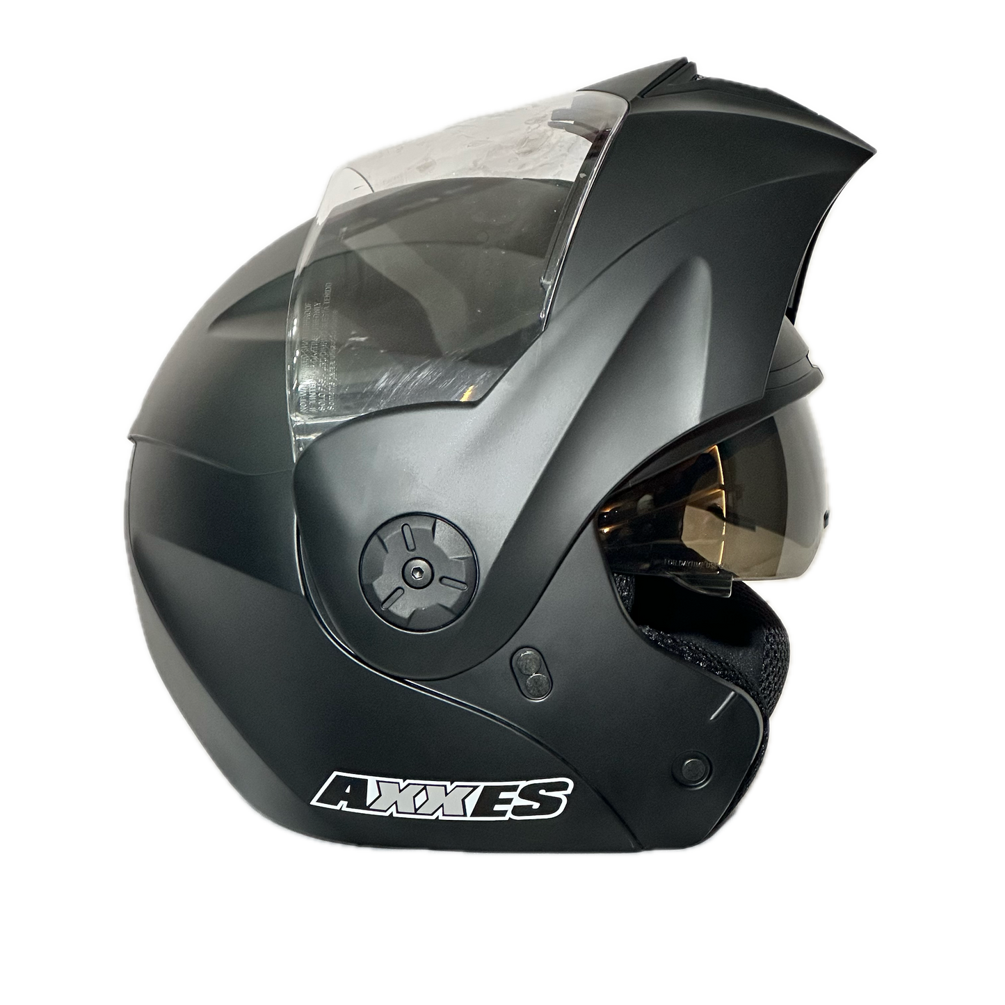 CASCO ABATIBLE AXXE NEGRO