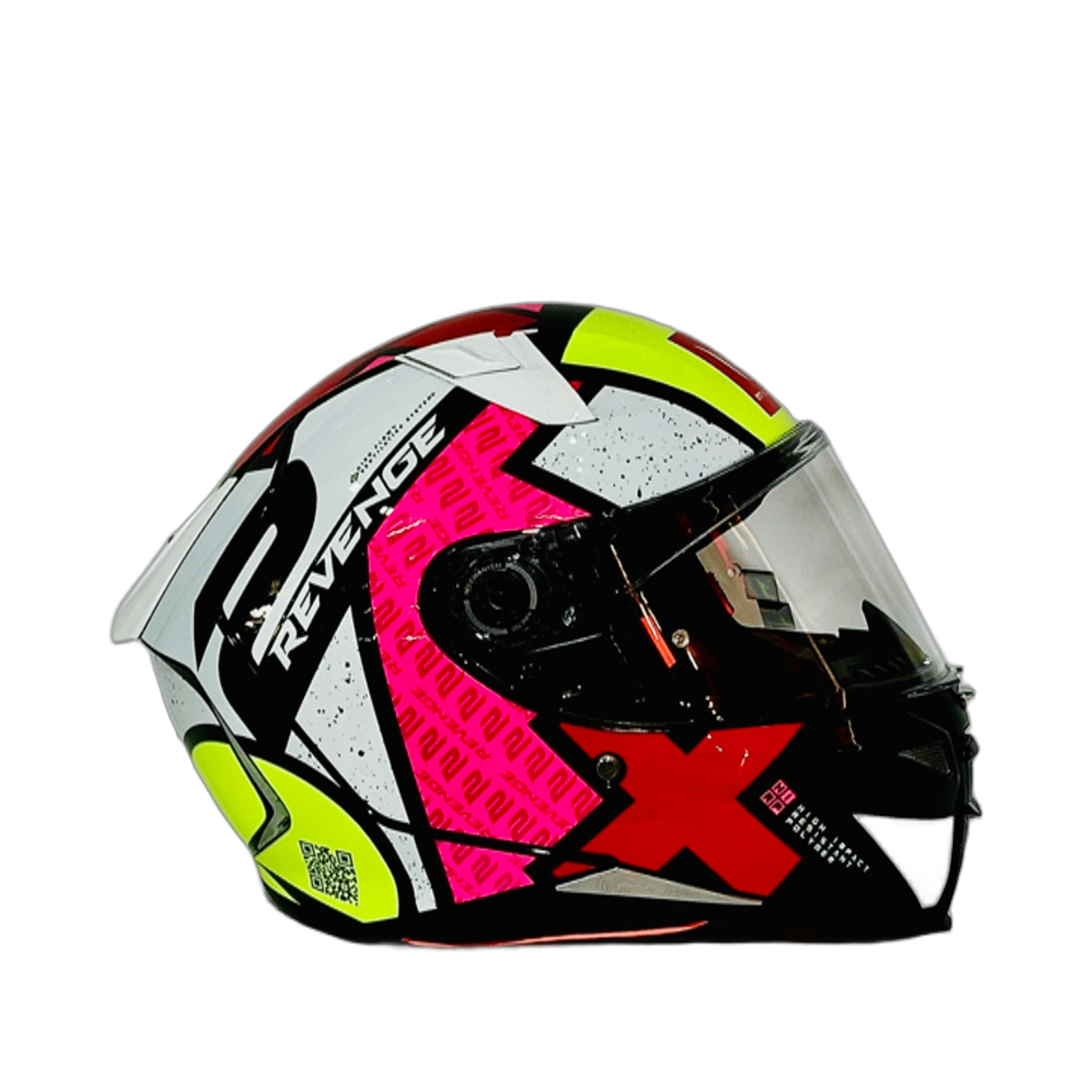 CASCO MT REVENGE 2S BLANCO - FUCSIA