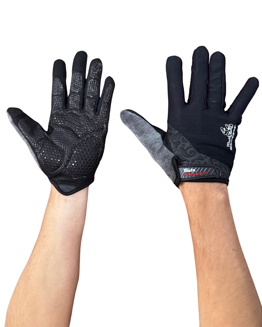 Guantes Moto Shopper negro - gris