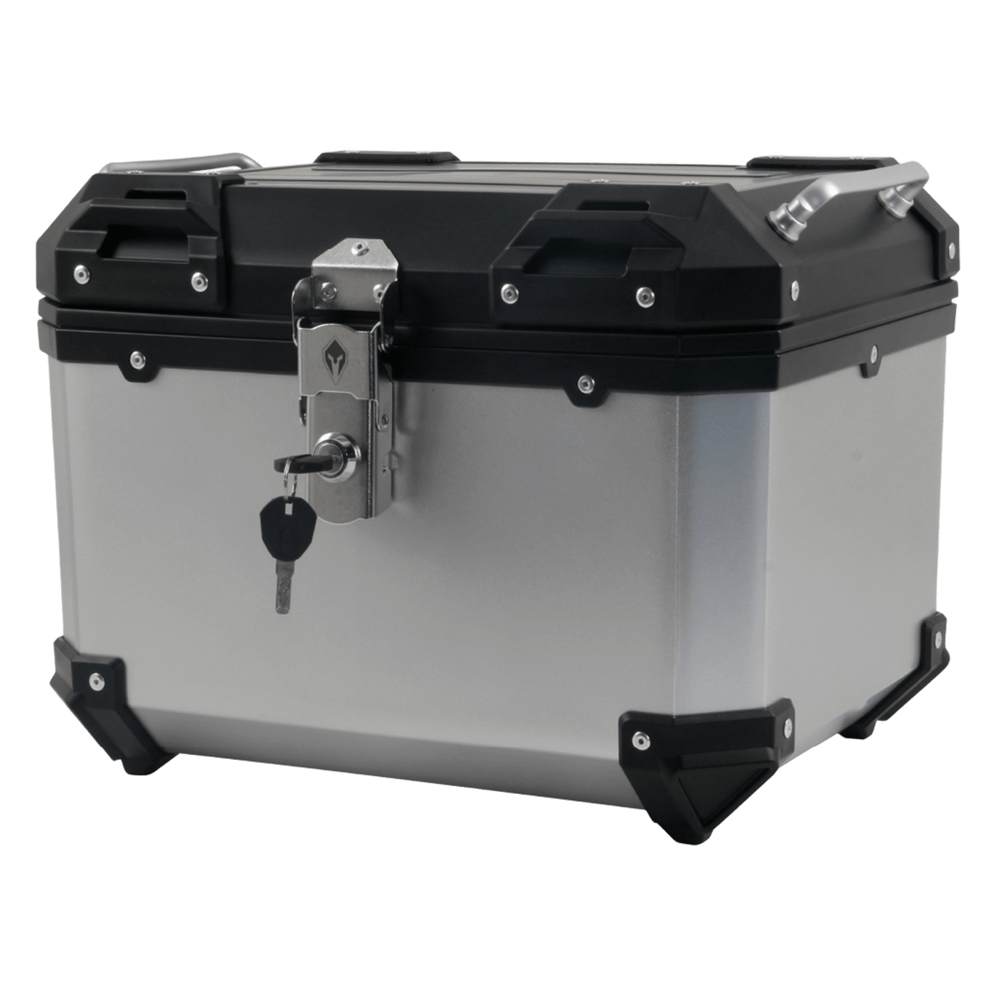 MALETERO SPARTAN 45 LITROS GRIS PLATA - NEGRO