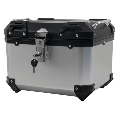 MALETERO SPARTAN 45 LITROS GRIS PLATA - NEGRO