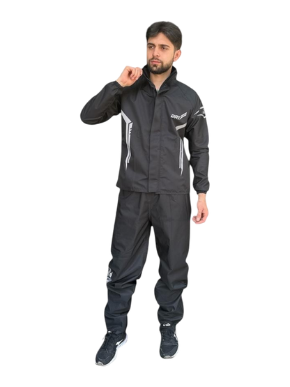 IMPERMEABLE TIPO SUDADERA DR1 STREET PRO NEGRO