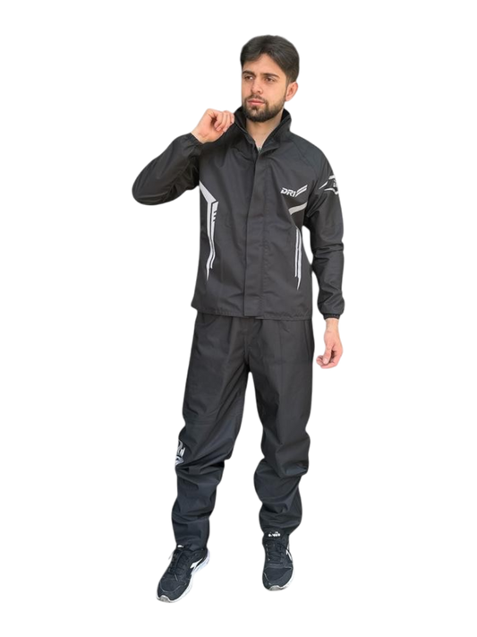 IMPERMEABLE TIPO SUDADERA DR1 STREET PRO NEGRO