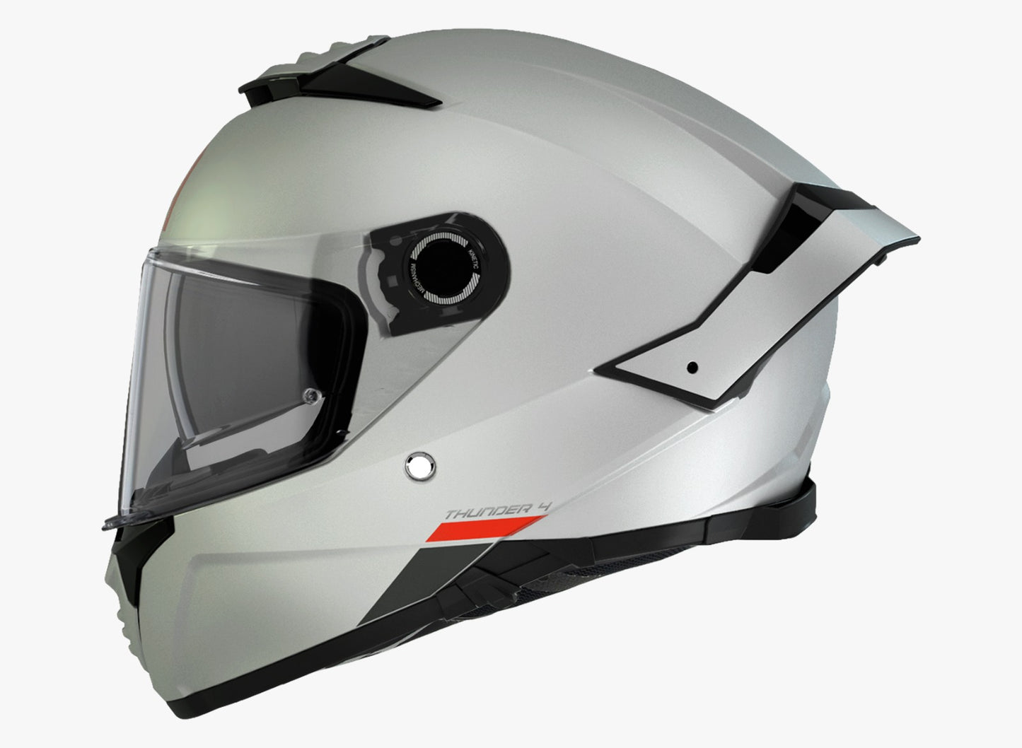 CASCO MT THUNDER 4 SOLID BLANCO