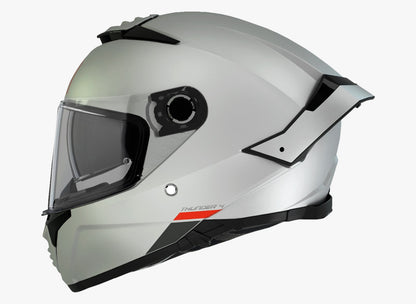 CASCO MT THUNDER 4 SOLID BLANCO