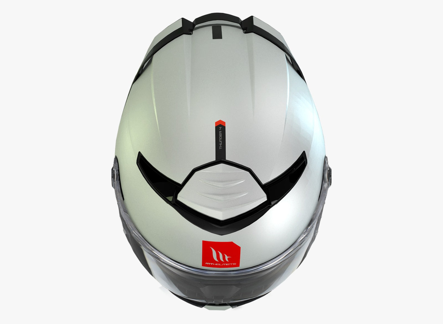 CASCO MT THUNDER 4 SOLID BLANCO
