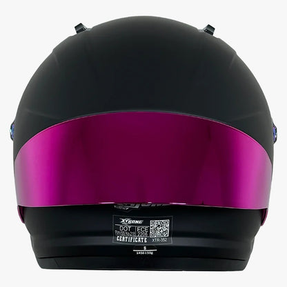 CASCO XTRONG 352 R1 NEGRO - PURPURA