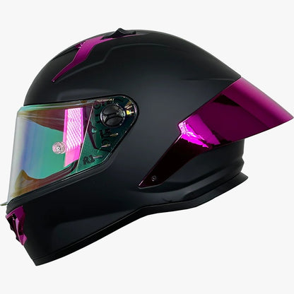 CASCO XTRONG 352 R1 NEGRO - PURPURA