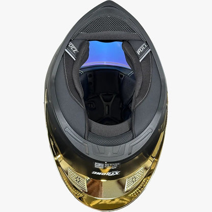 CASCO XTRONG 352 R1 NEGRO - DORADO