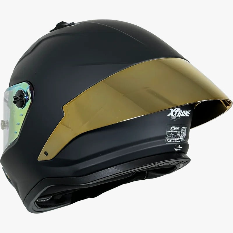 CASCO XTRONG 352 R1 NEGRO - DORADO