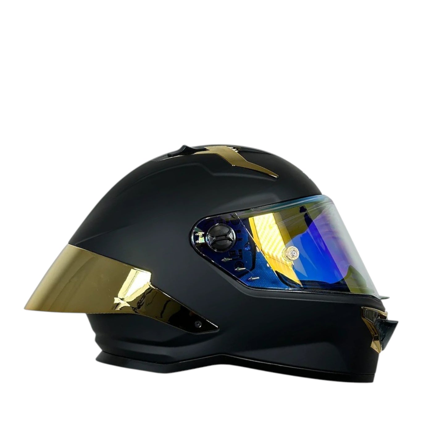 CASCO XTRONG 352 R1 NEGRO - DORADO