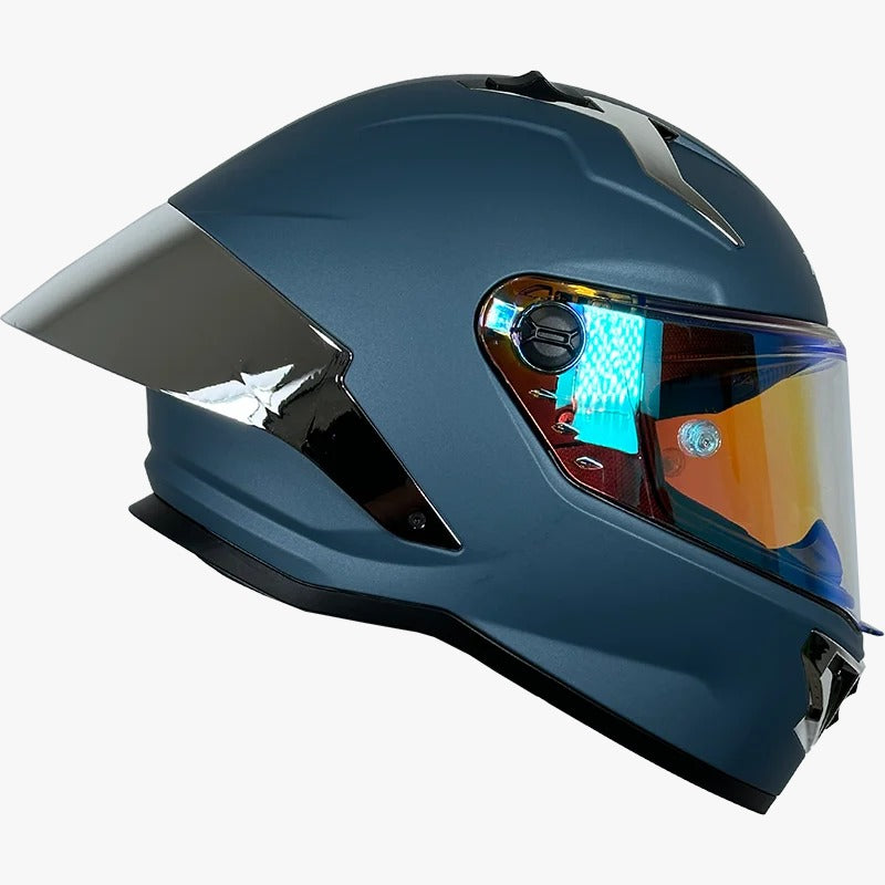 CASCO XTRONG 352 R1 AZUL - PLATA