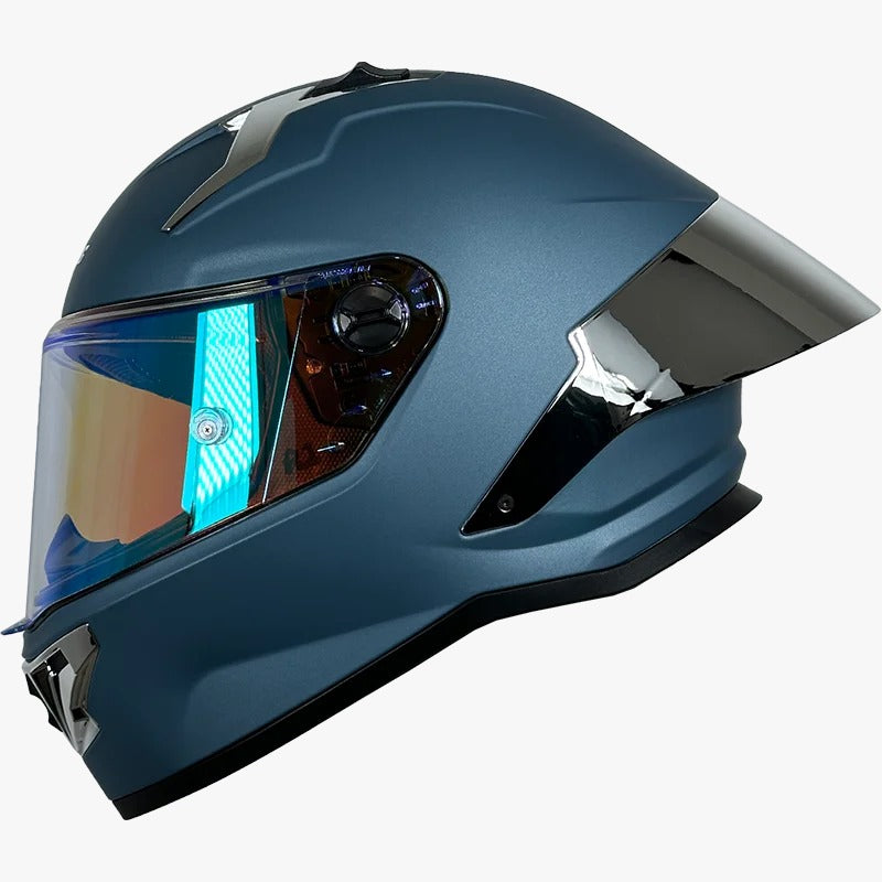 CASCO XTRONG 352 R1 AZUL - PLATA