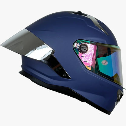 CASCO XTRONG 352 R1 LILA - PLATA