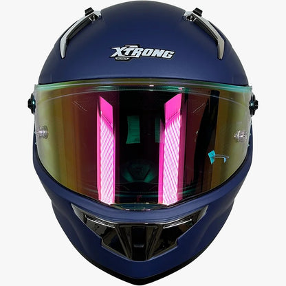 CASCO XTRONG 352 R1 LILA - PLATA