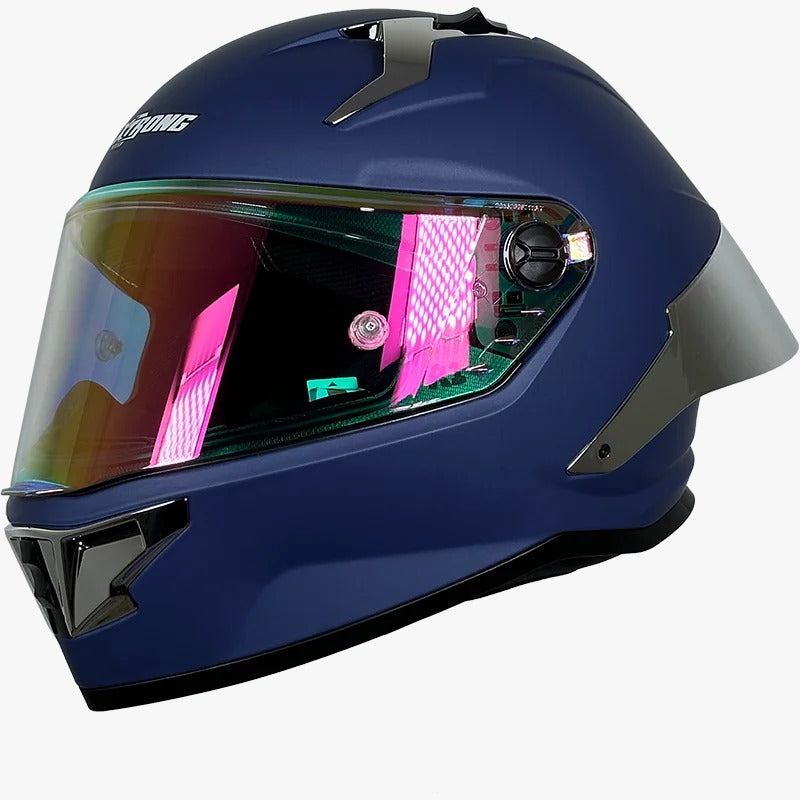 CASCO XTRONG 352 R1 LILA - PLATA