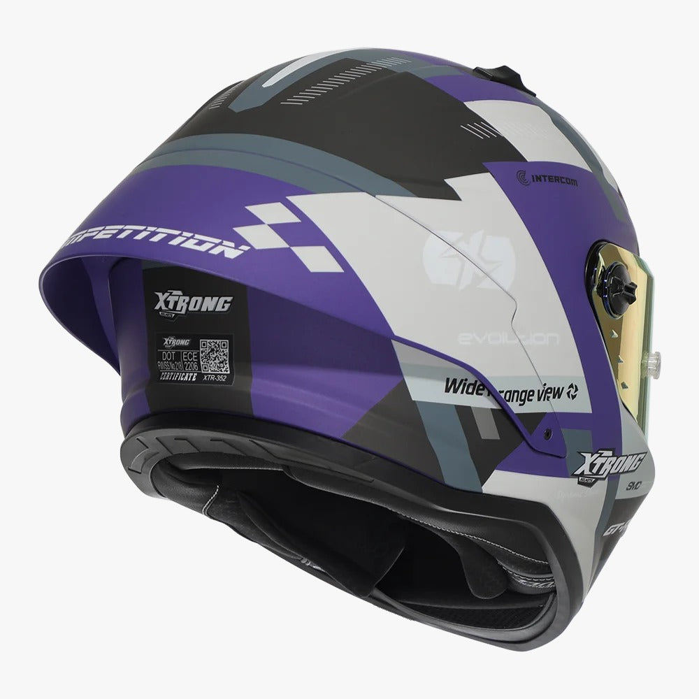 CASCO XTRONG 352 R1 LILA - AZUL