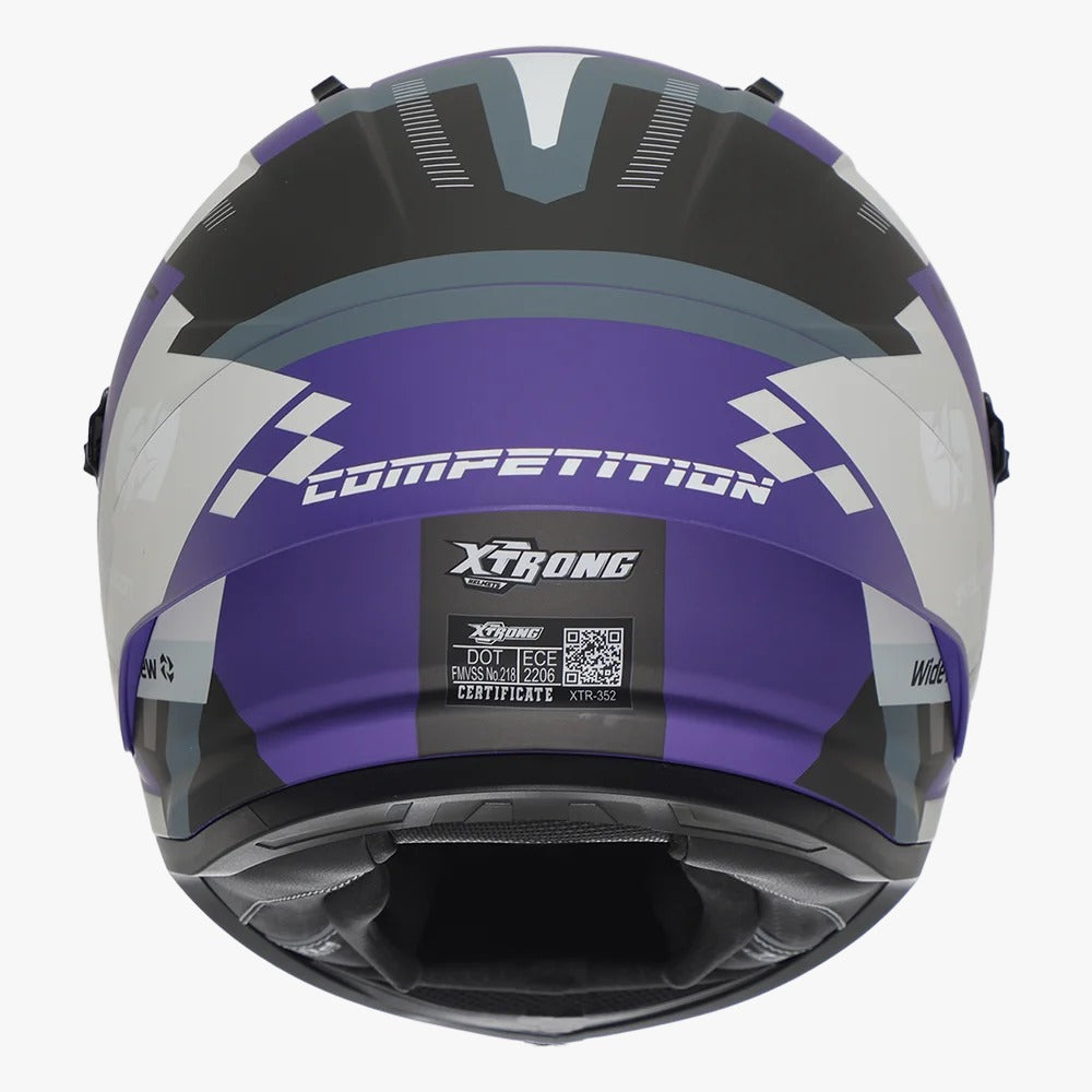 CASCO XTRONG 352 R1 LILA - AZUL