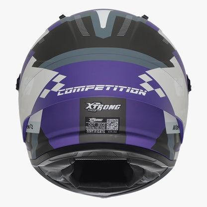 CASCO XTRONG 352 R1 LILA - AZUL