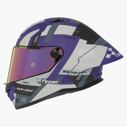 CASCO XTRONG 352 R1 LILA - AZUL