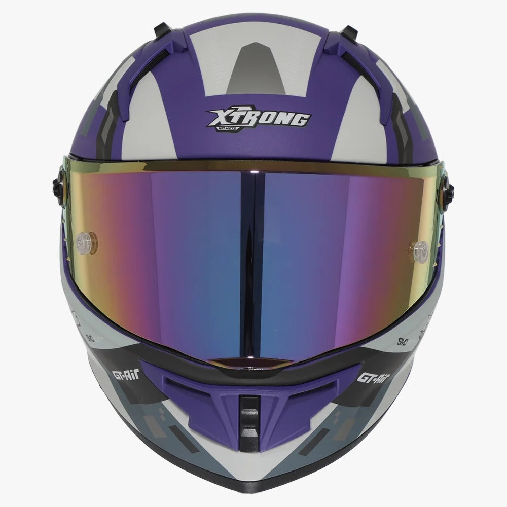 CASCO XTRONG 352 R1 LILA - AZUL
