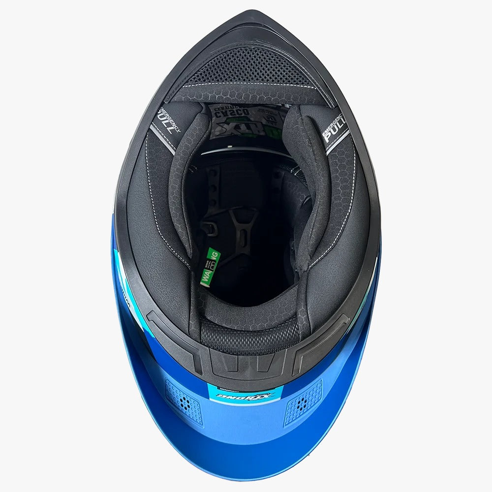 CASCO XTRONG 352 R1 NEGRO - AZUL