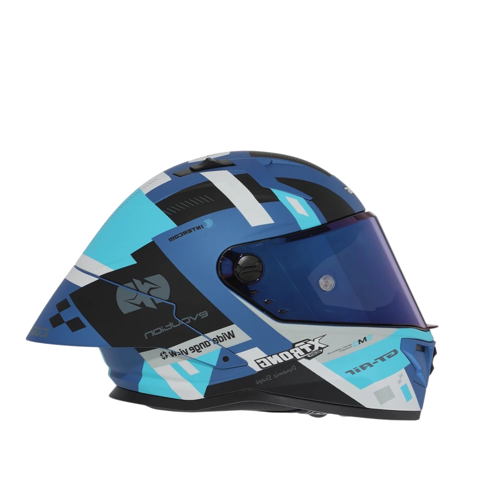 CASCO XTRONG 352 R1 NEGRO - AZUL