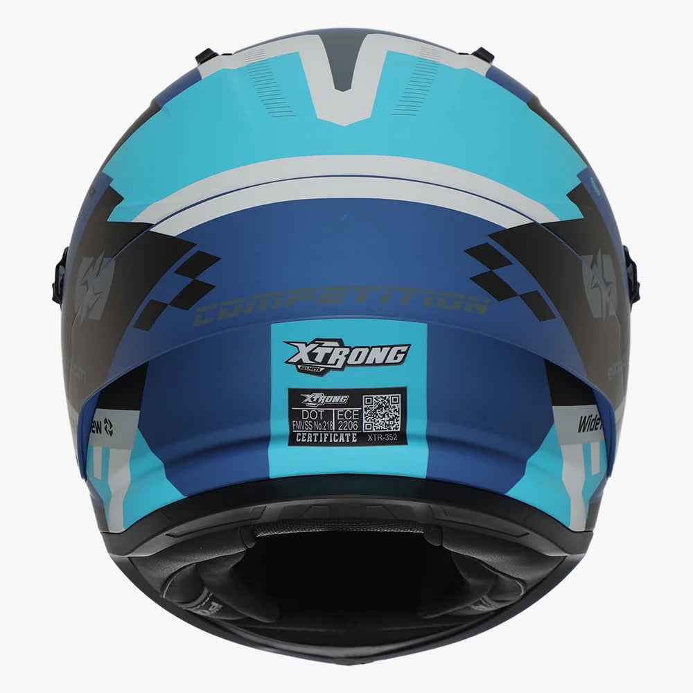 CASCO XTRONG 352 R1 NEGRO - AZUL