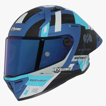 CASCO XTRONG 352 R1 NEGRO - AZUL