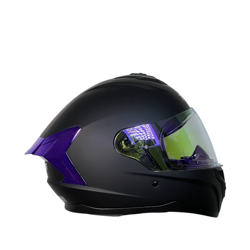 CASCO XTRONG M70 NEGRO MATE - FUCSIA