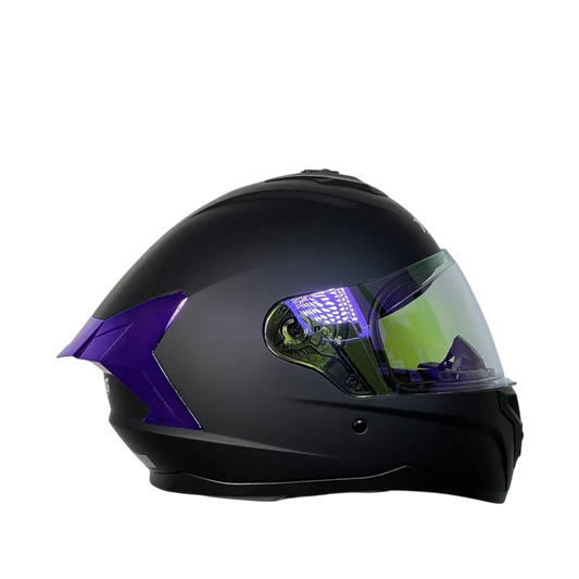 CASCO XTRONG M70 NEGRO MATE - FUCSIA