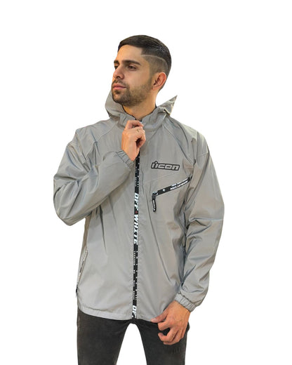CHAQUETA REFLECTIVA DOBLE FAZ NEGRA