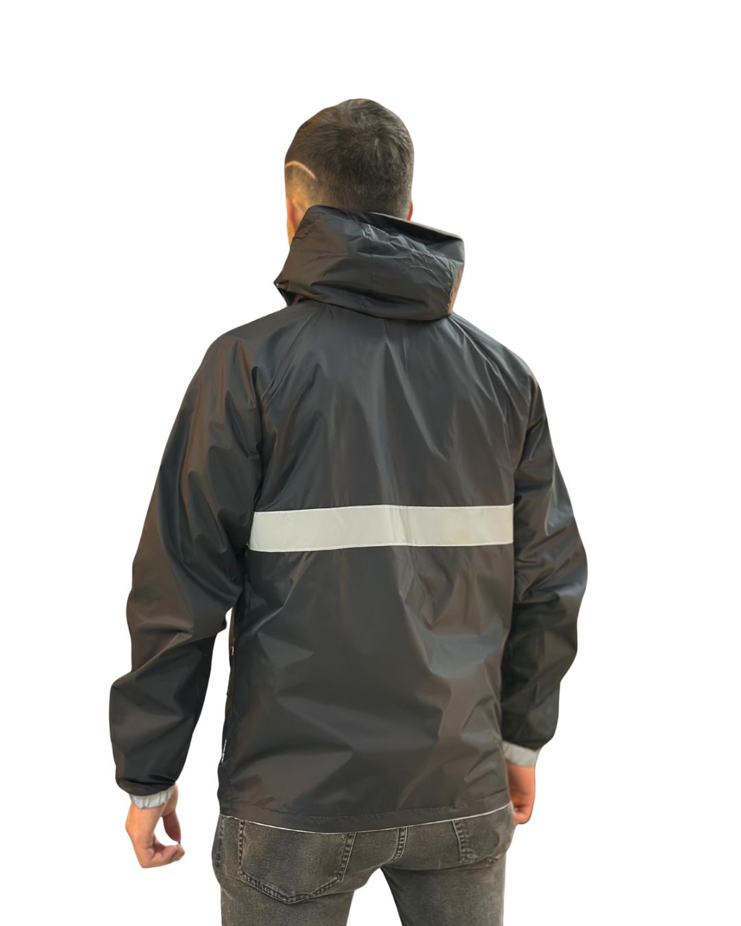 CHAQUETA REFLECTIVA DOBLE FAZ NEGRA