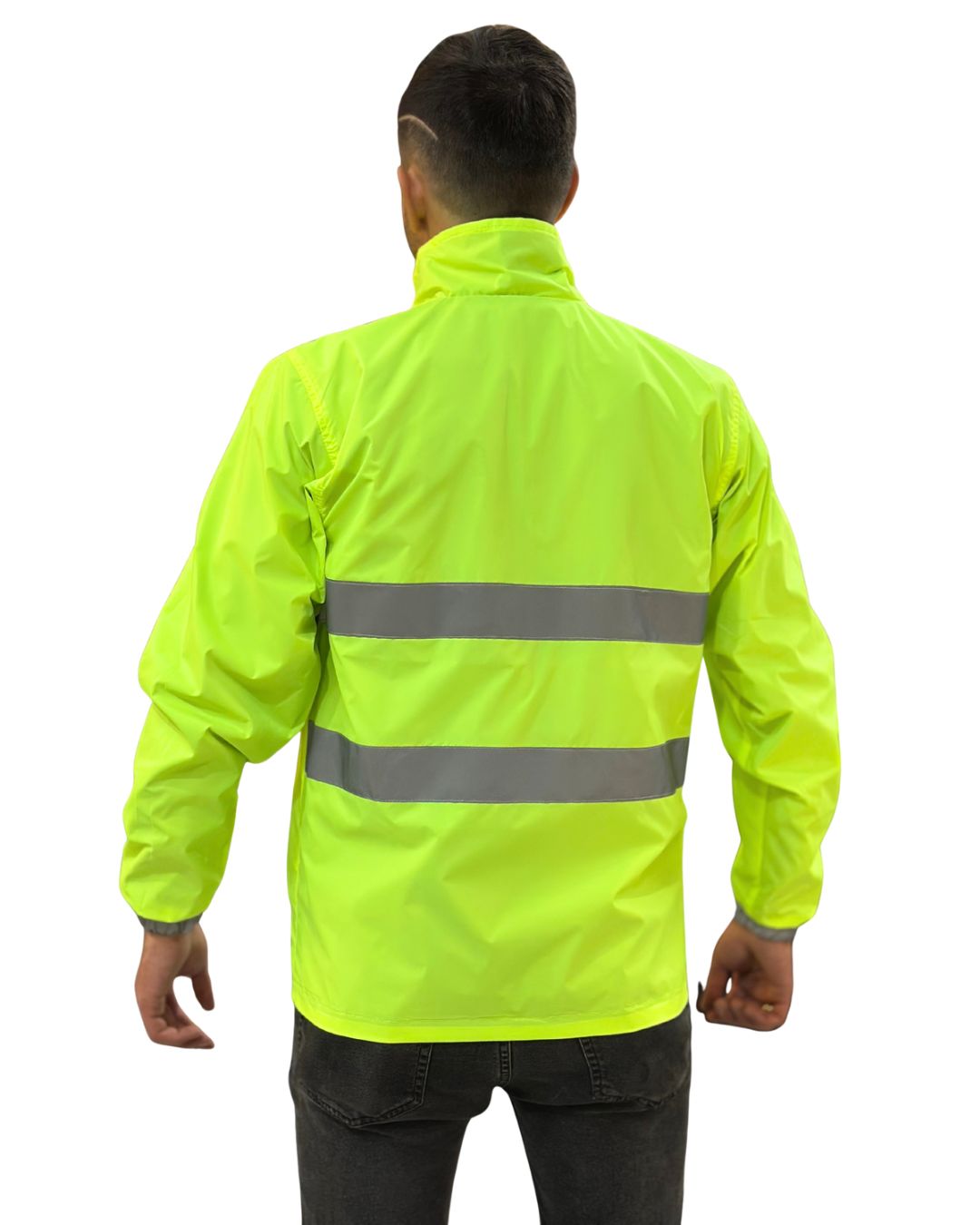 CHAQUETA REFLECTIVA DOBLE FAZ VERDE NEON