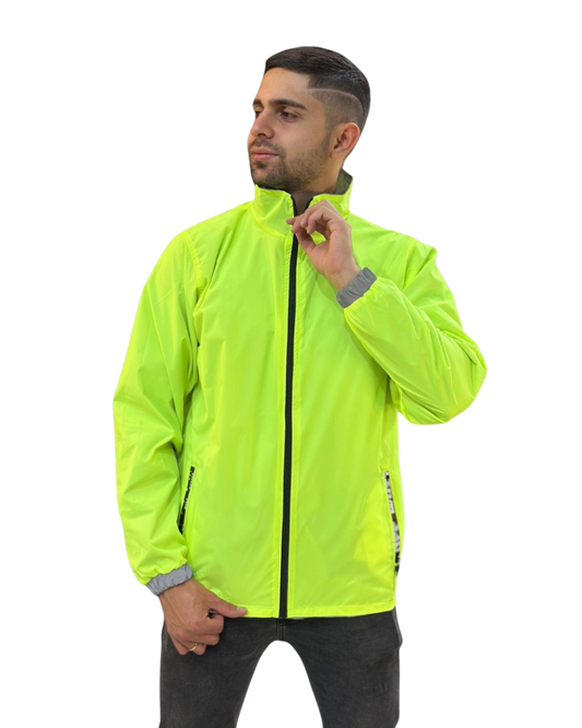 CHAQUETA REFLECTIVA DOBLE FAZ VERDE NEON