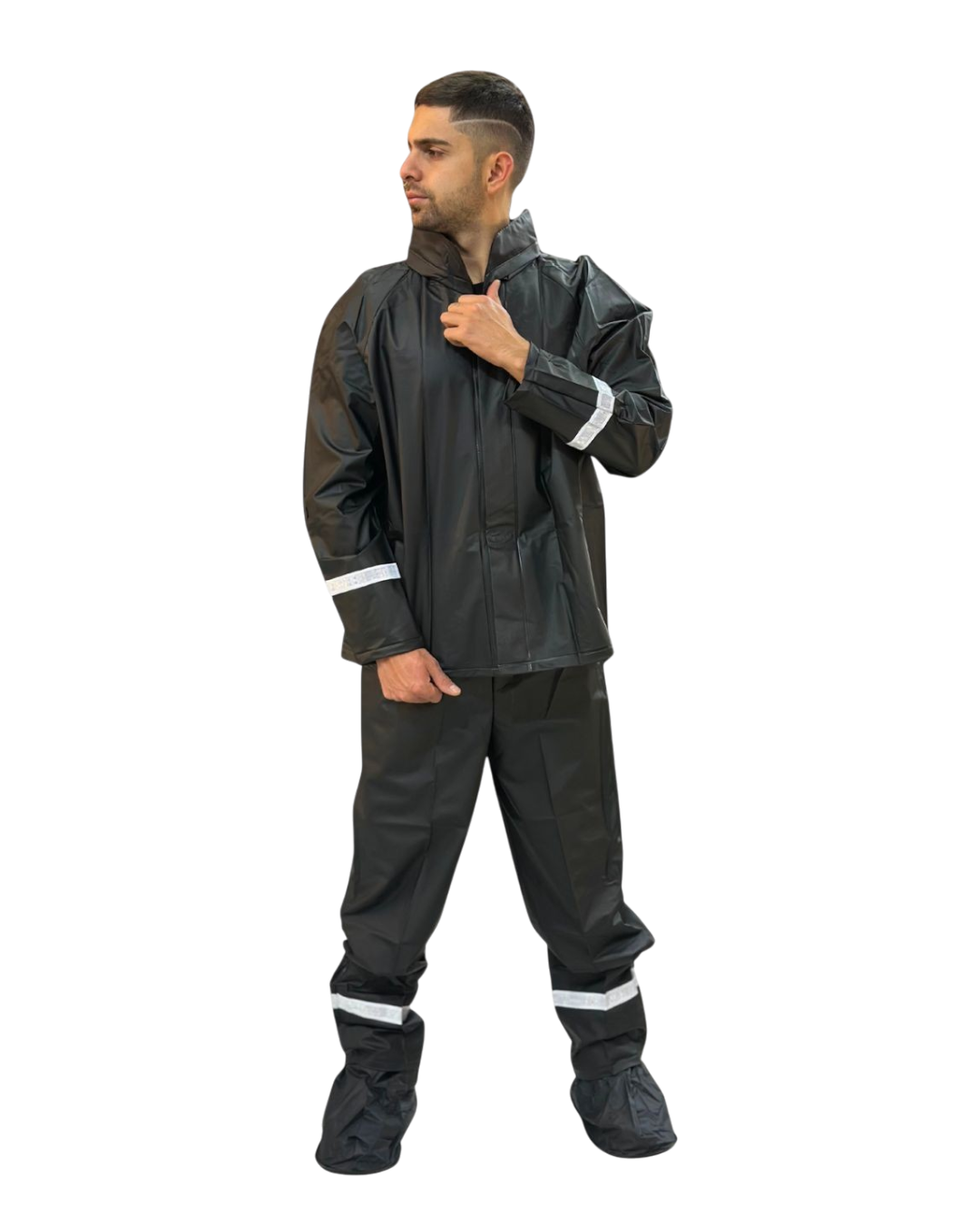 IMPERMEABLE SILICONADO NEGRO