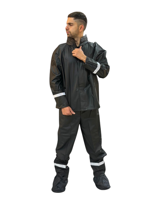 IMPERMEABLE SILICONADO NEGRO