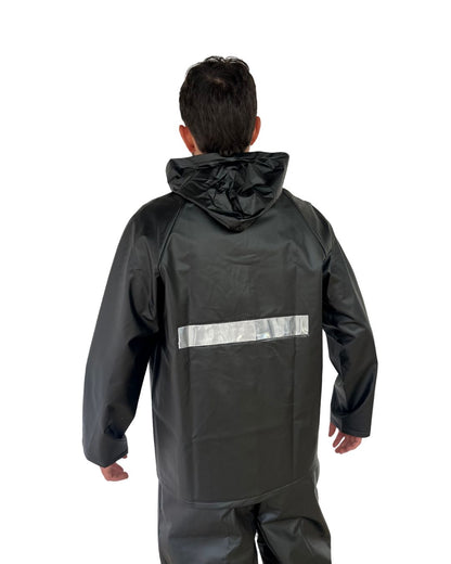 IMPERMEABLE VULCANIZADO GRUESO NEGRO