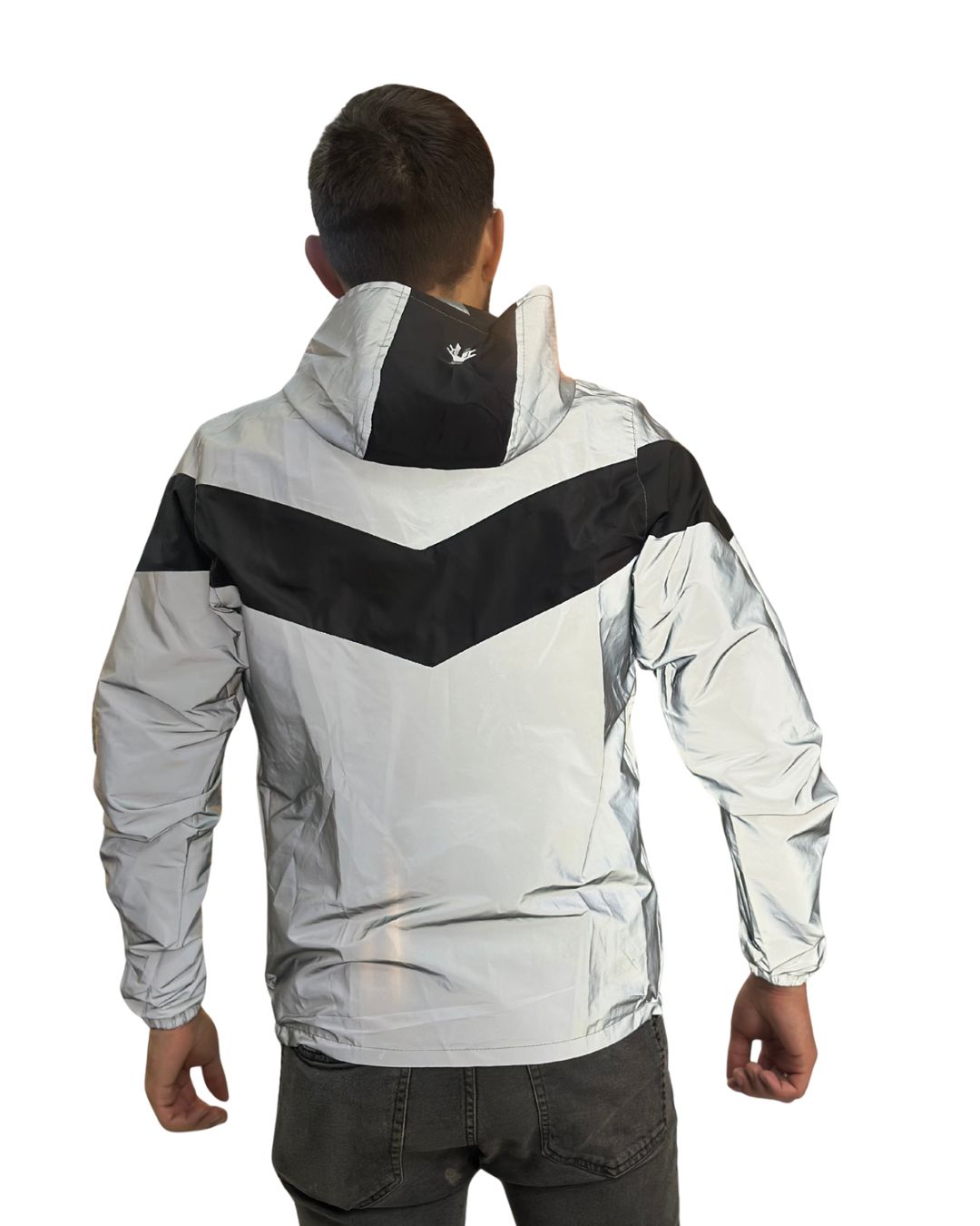 Chaqueta Reflectiva Doble Faz Negra