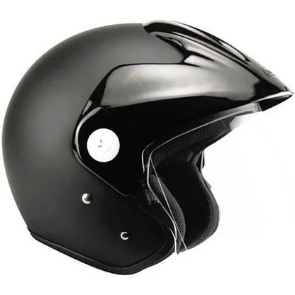 Casco Zeus 507 Abierto Solid Negro Mate
