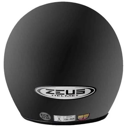 Casco Zeus 507 Abierto Solid Negro Mate