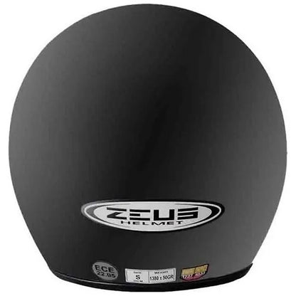 Casco Zeus 507 Abierto Solid Negro Mate