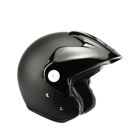 Casco Zeus 507 Abierto Solid Negro Mate